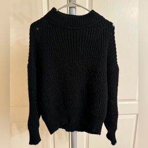 Black Knit Sweater